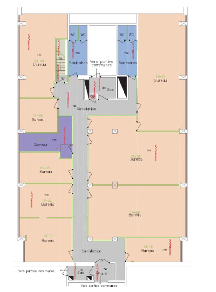 Bureau Lyon 1231m² Vente bureau Lyon Rhône OVBUR2531125 8